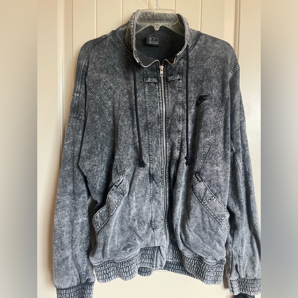 Nike Other - Reissue 90’s Nike Challenge Court Stone Acid Wash Denim Jacket Medium Agassi